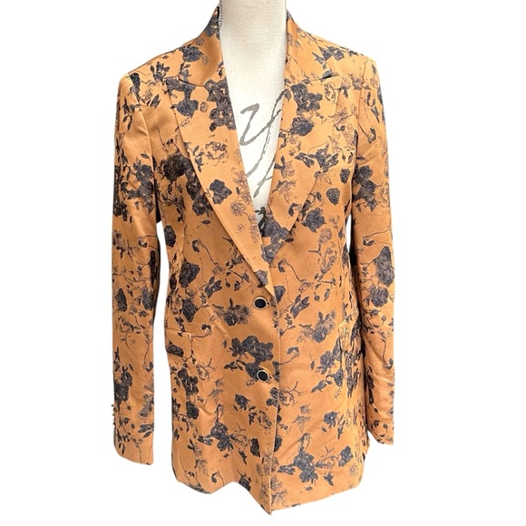 MOS MOSH  (Denmark) Jacquard Bine Kalia Blazer Jacket (US 10/M) - Picture 4 of 15
